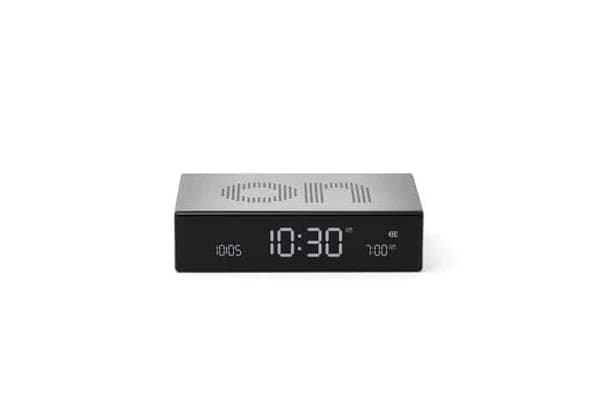 Lexon Design Flip + Premium Alarm Clock Tummanvihreä