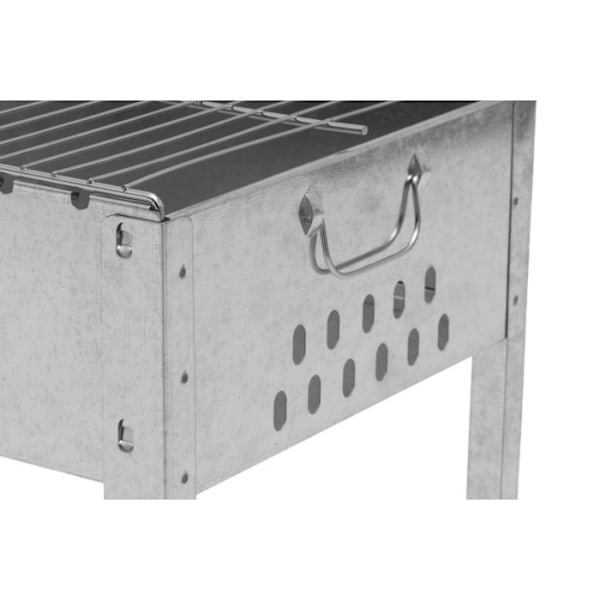 Mustang Stål Kolgrill med 6 Spett