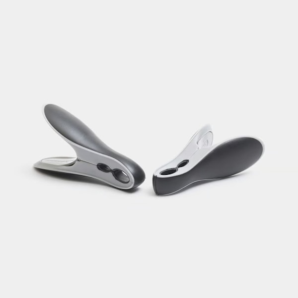 Brabantia Clothes Smart Pegs Set - 8pcs. | Black/Grey