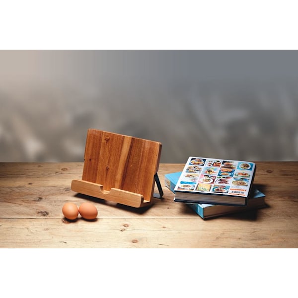 Natural Elements Acacia Wood Cookbook / Tablet Stand