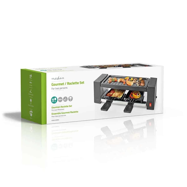 Nedis Gourmette Raclette Grill 2persons Rectangle