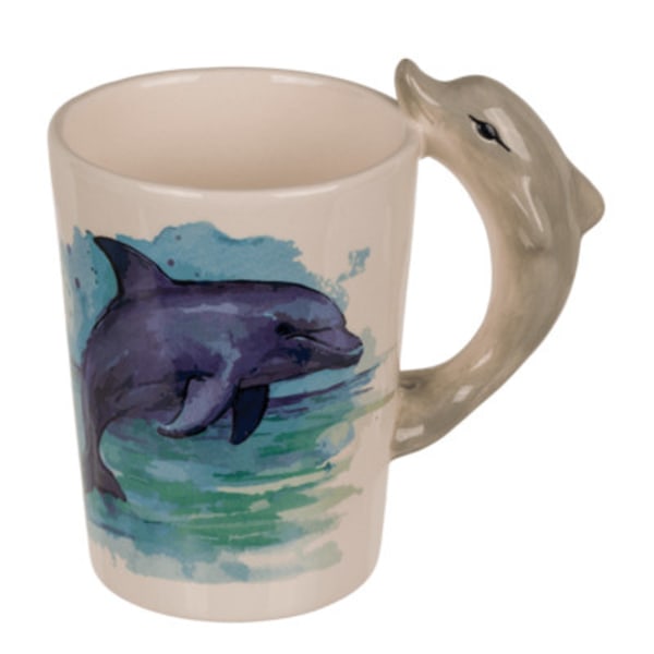 Out of the Blue Stoneware Mug - Dolphin