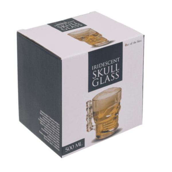 Out of the Blue Drinking Glass - Skull