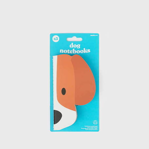 Suck UK Animal Notebook Set of 3pcs. - Dog