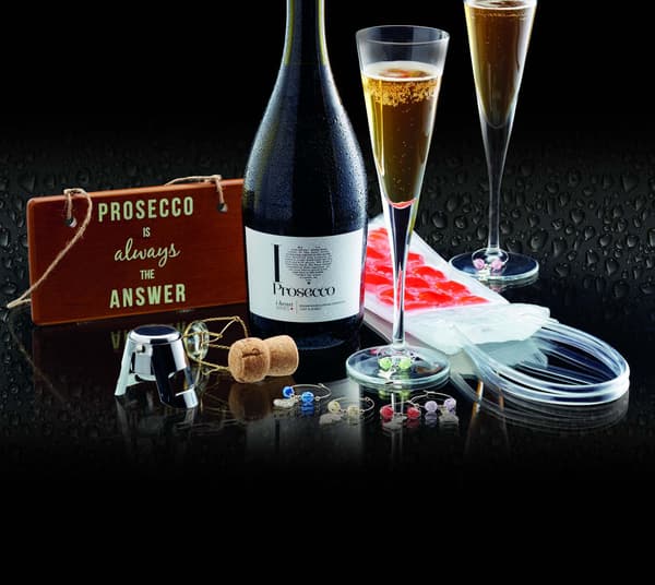 BarCraft Nine Piece Prosecco Gift Set