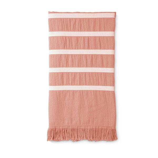 Walra Fouta Hammam-pyyhe Sunny Stripes 100x180cm Walra Fouta Hamam-pyyhe Auringonkukka Raidat 100x180cm - Terra