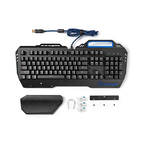 Nedis Gaming Keyboard - Wired - RGB Led - US Layout