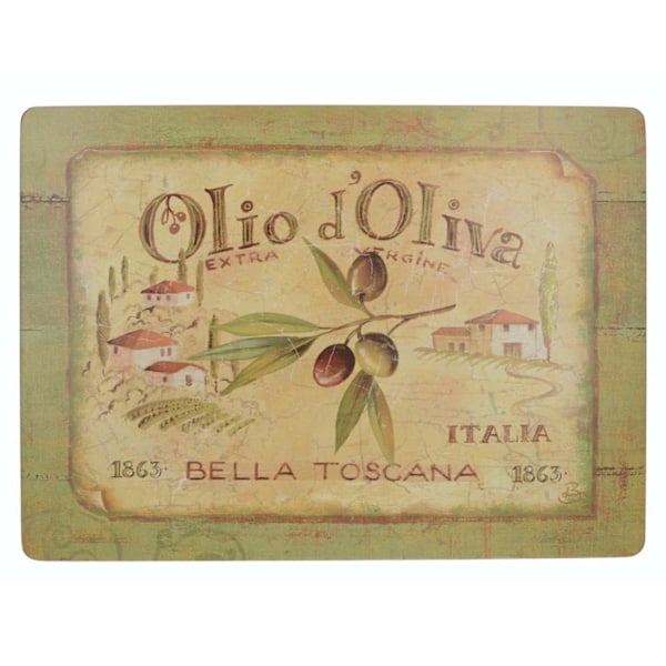 Creative Tops Large Premium Placemats Set - Olio D&apos;Oliva