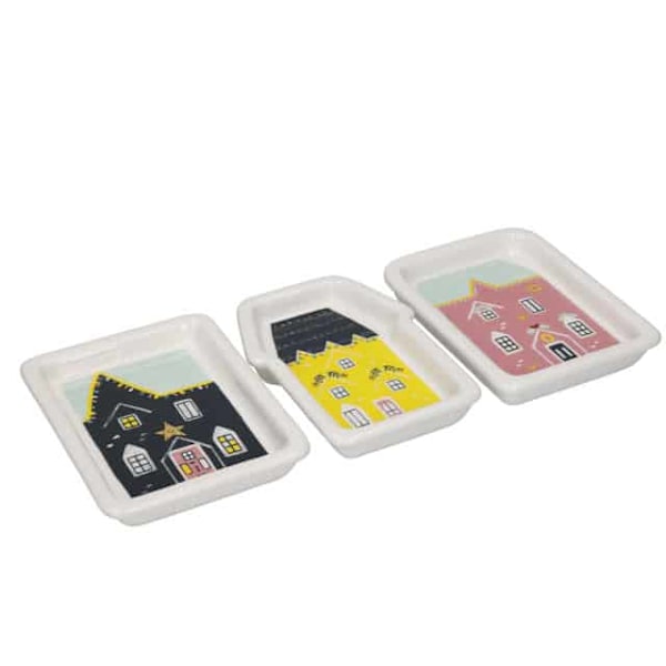 KitchenCraft The Nutcracker Collection Decorative Plates Set