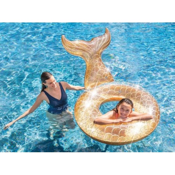 Intex Inflatable Swimming Tube Giltter Mermaid