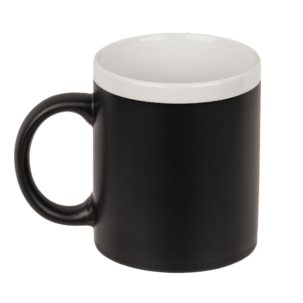Out of the Blue Writeable Stoneware Mug with Chalk Red