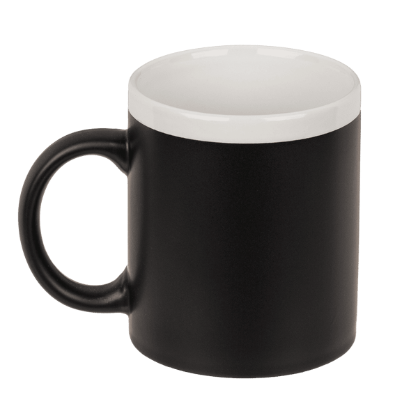 Out of the Blue Writeable Stoneware Mug with Chalk White