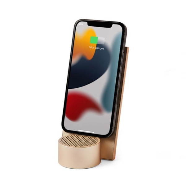 Lexon Design CITY Energy PRO QI Charger Speaker Kultainen plutonium