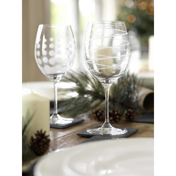 Mikasa Cheers Set Of 4 Red Wine Glasses