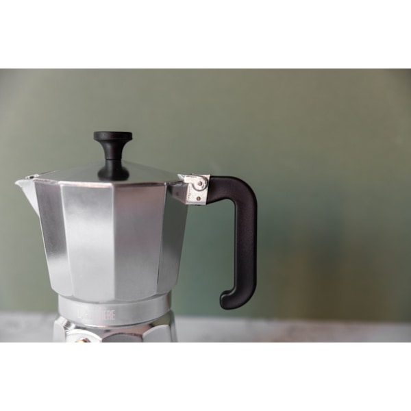 La Cafetière Venetsian Alumiini Espresso Keitin 3-Cup - Hopea