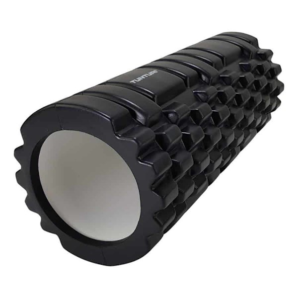 Tunturi Vaahtomuovirulla Yoga Grid 33cm - Musta