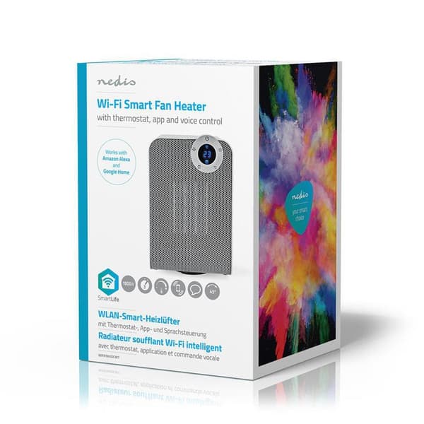 Nedis WiFi SmartLife varmeblæser 1800 W