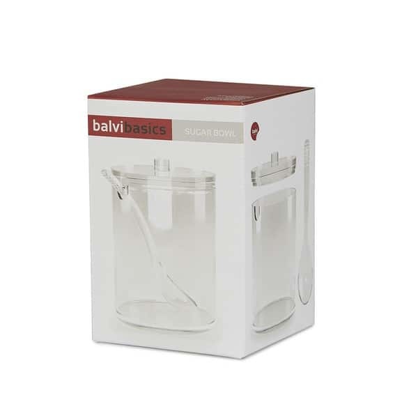 Balvi Sugar Bowl Basics Tall - with Spoon
