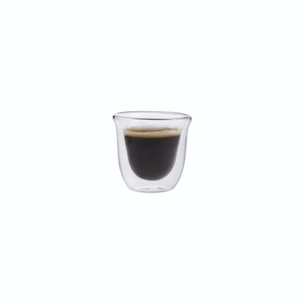 La Cafetiere Double Walled Glass Espresso Cups - set 4 pcs