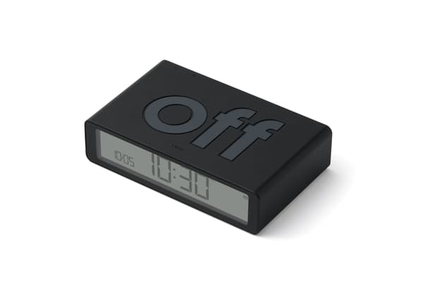 Lexon Design Flip Classic väckarklocka Lexon Design Flip Classic väckarklocka – svart