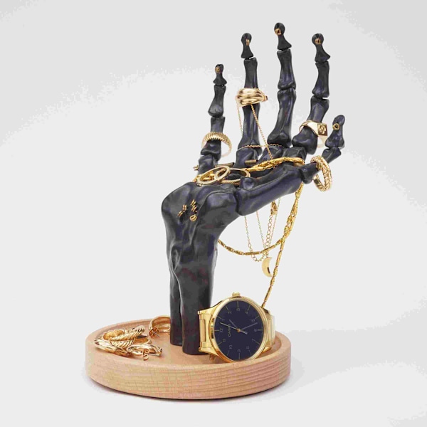 Suck UK Hand Skeleton Jewellery Tidy - Black