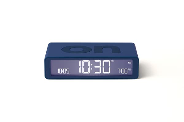 Lexon Design Flip Classic Alarm Clock Green