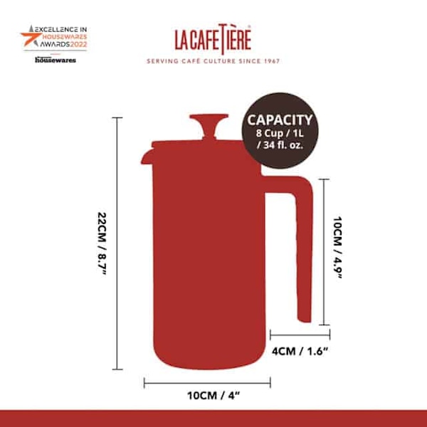 La Cafetière Pisa Kahvipannu 8 kupillista - Kerma