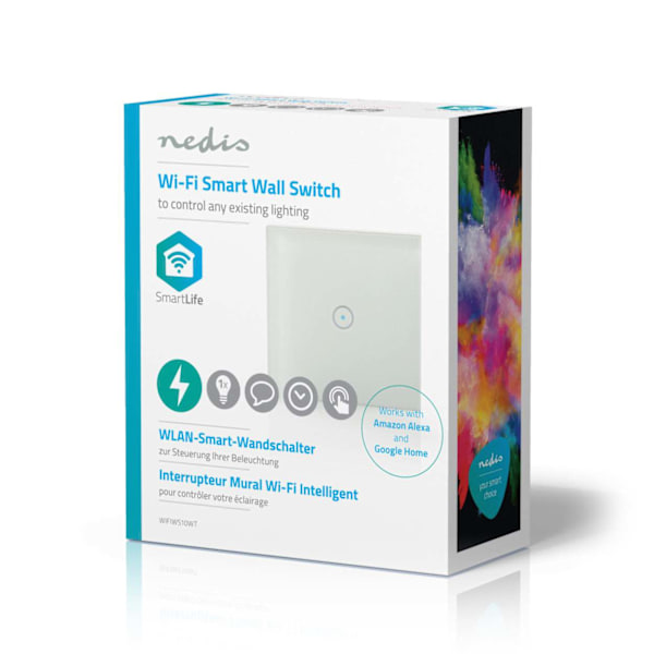 Nedis WiFi Smart Light Switch | Single