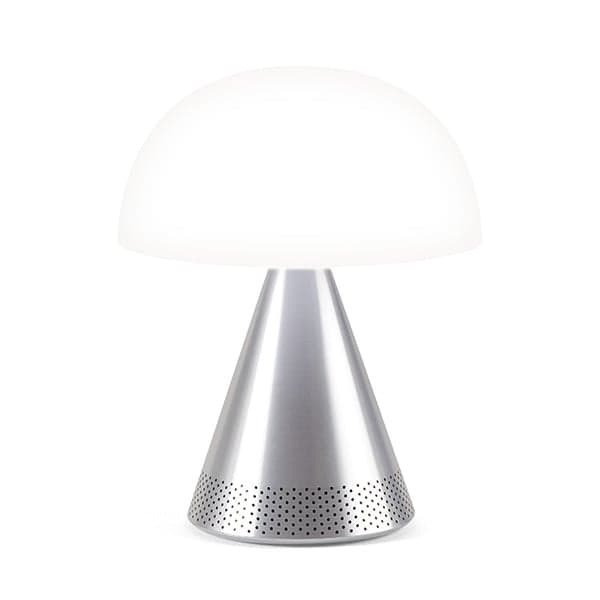 Lexon Design MINA L Audio Portable Audio LED Lamp Titanium