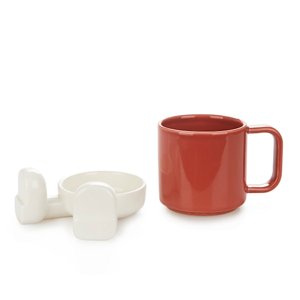 Balvi Ceramic Mug Mr. Sitty Green