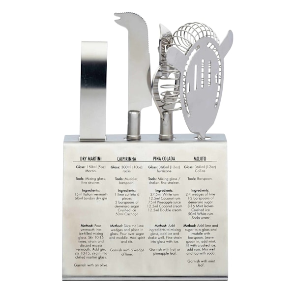 BarCraft 5 Piece Cocktail Tool Set