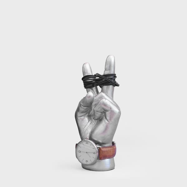 Luckies Mini Peace Out Organiser | Tilbehørsstativ - Sølv