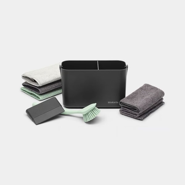 Brabantia SinkSide Siivoussetti | 8-osaa | Tumma Harmaa