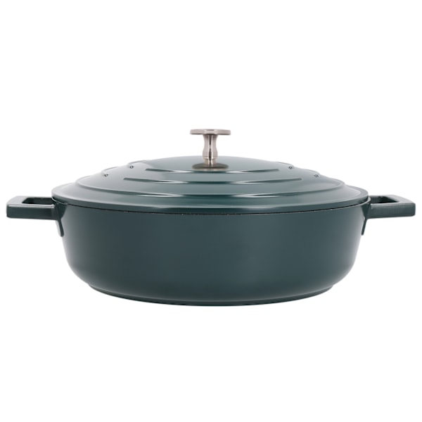 MasterClass Cast Aluminium Casserole 4L. - Hunter Green