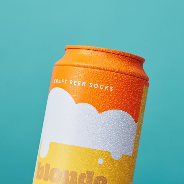 Luckies Craft Beer Socks Lager - Blonde