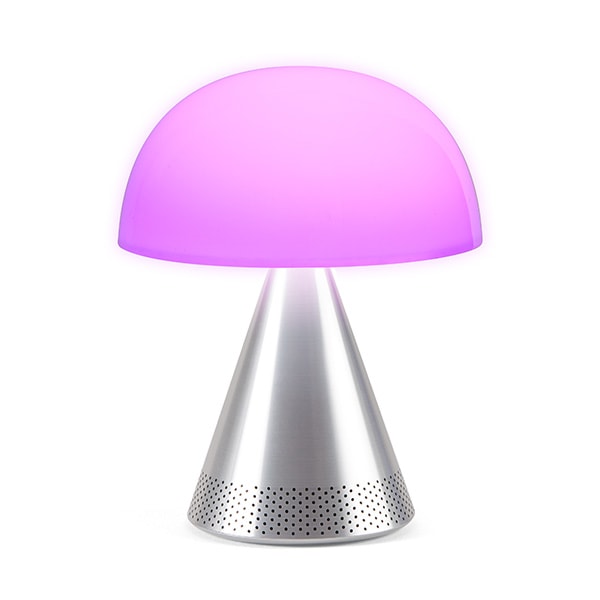 Lexon Design MINA L Audio Portable Audio LED Lamp Titanium
