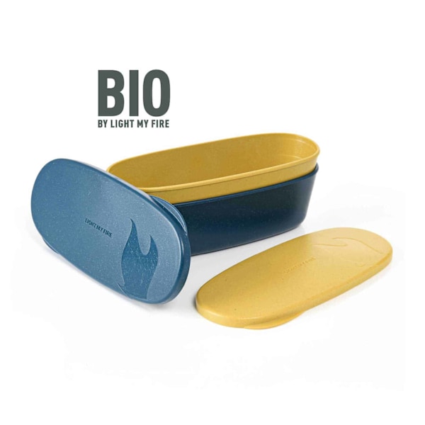 Light My Fire Snapbox Oval BIO 2pack Yellow Blue