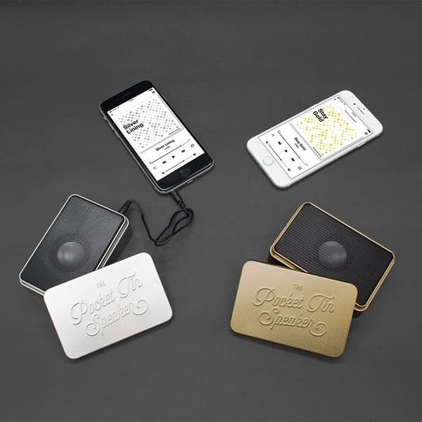 Luckies Pocket Tin Speaker 2.0 - Gold