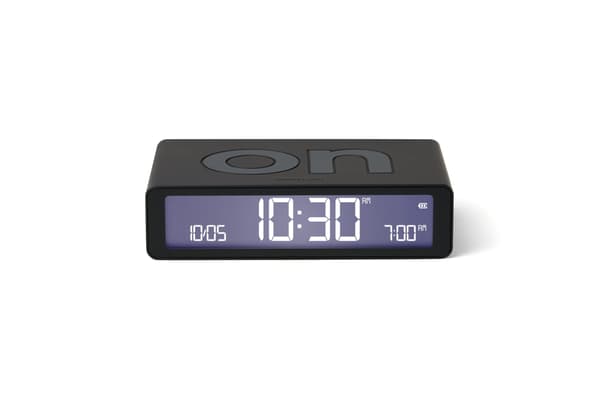 Lexon Design Flip Classic Alarm Clock Yellow