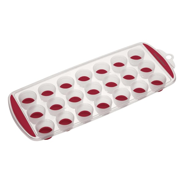 Colourworks Pop Out Flexible Ice Cube Tray Red