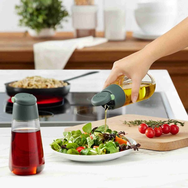 Lékué Oil & Vinegar Cruet Dispensers 400ml. - Set of 2pcs.
