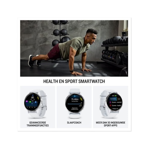 Garmin Venu® 3S Fitnesssmartwatch för Hälsosam Livsstil