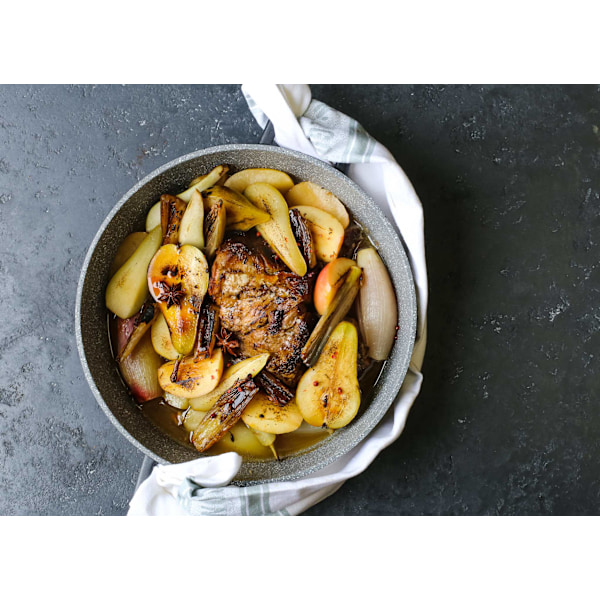 MasterClass Cast Aluminium Shallow 4 Litre Casserole Dish