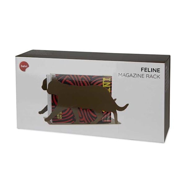 Balvi Lehtiteline Feline - Musta metalli