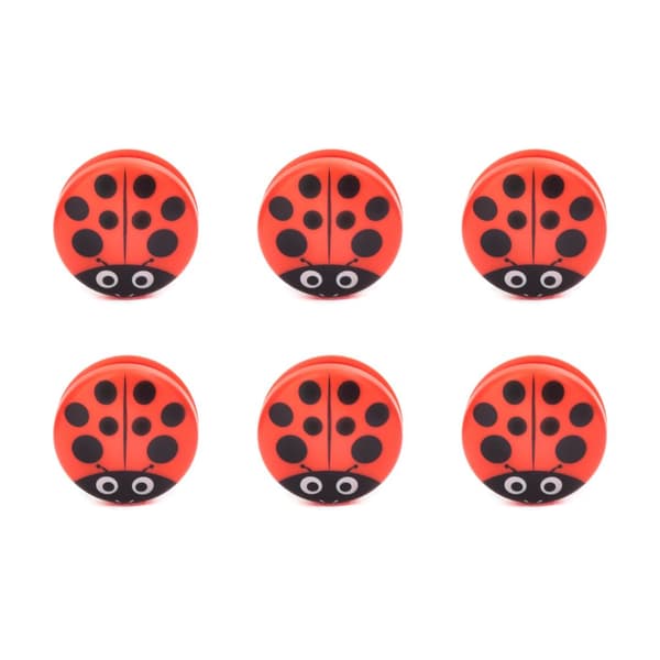 Kikkerland påseklämmor Ladybug - 6-pack.