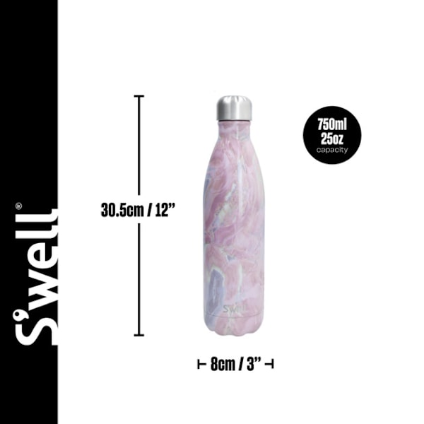 S'well Vattenflaska - 750ml - Geode Rosé