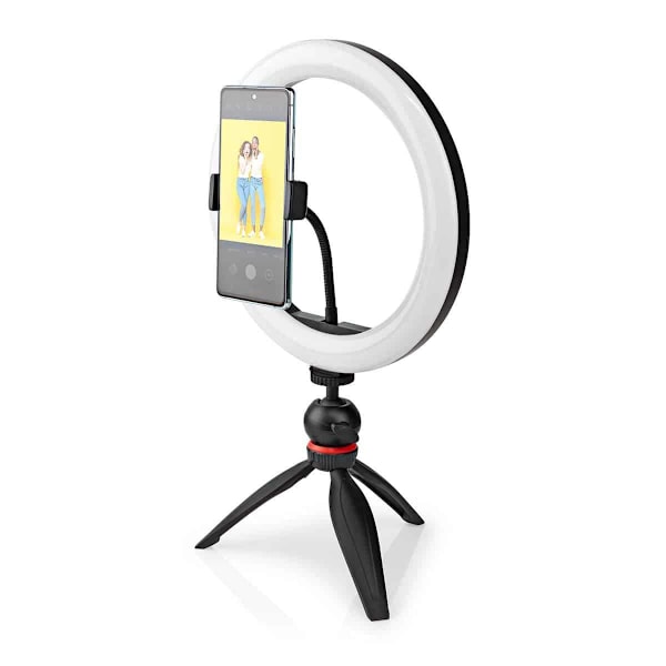 Nedis Ring Light 10&quot; 120LED&apos;s 2700 - 6700K with Tripod