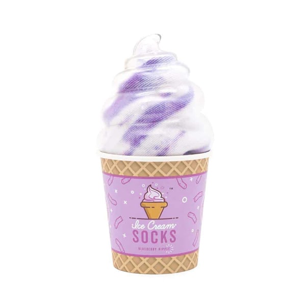 Luckies Ice Cream Socks Blueberry Ripple