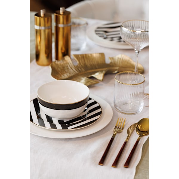 Mikasa Luxe Deco 12-osainen Ruokailuastiasto Kiinasta