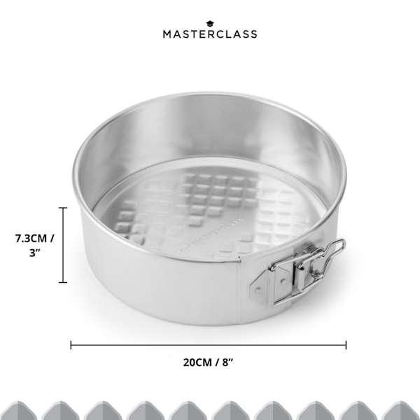 MasterClass Återvunnen Aluminium Springform Kakaform - 20 cm